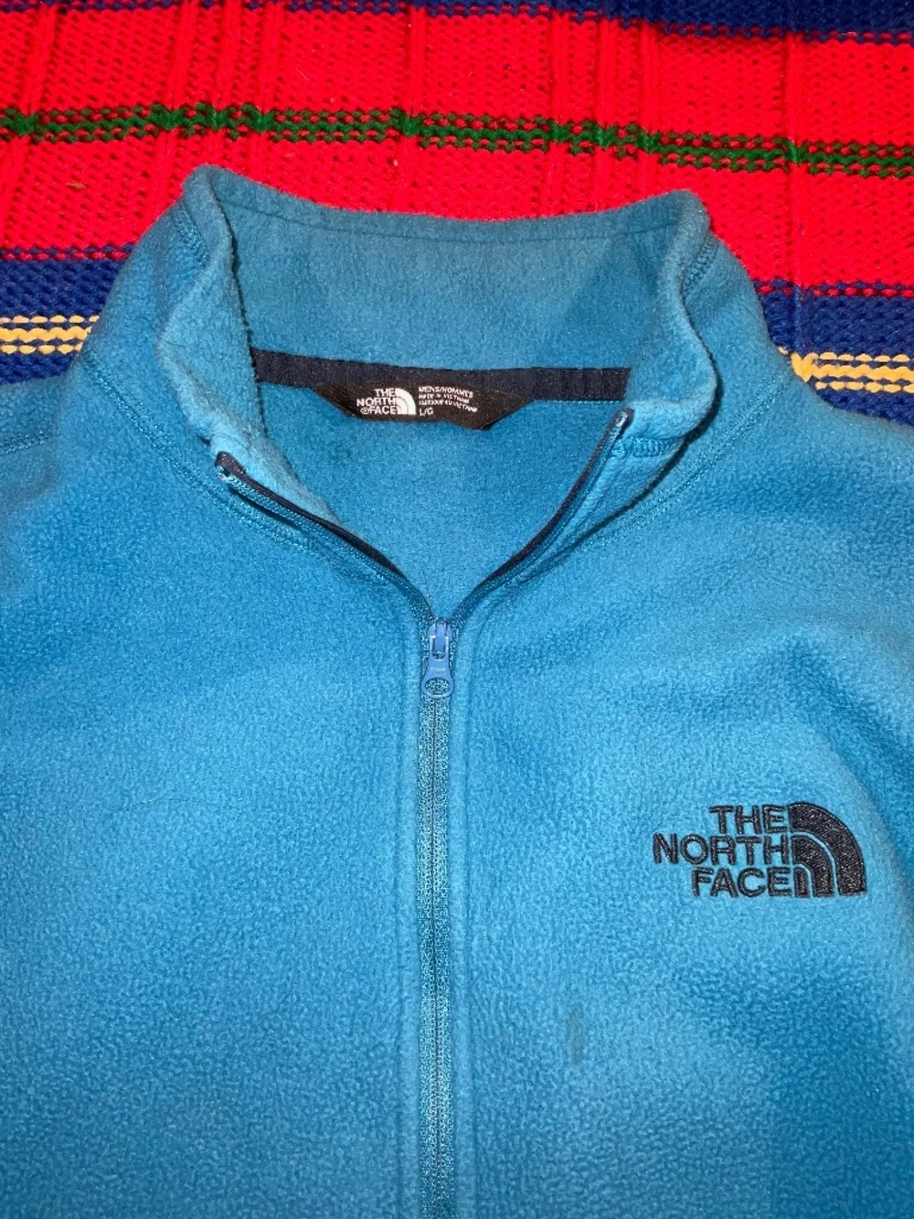 The North Face- Glacier 1/4 zip fleece-Pullover Jacket- Blue